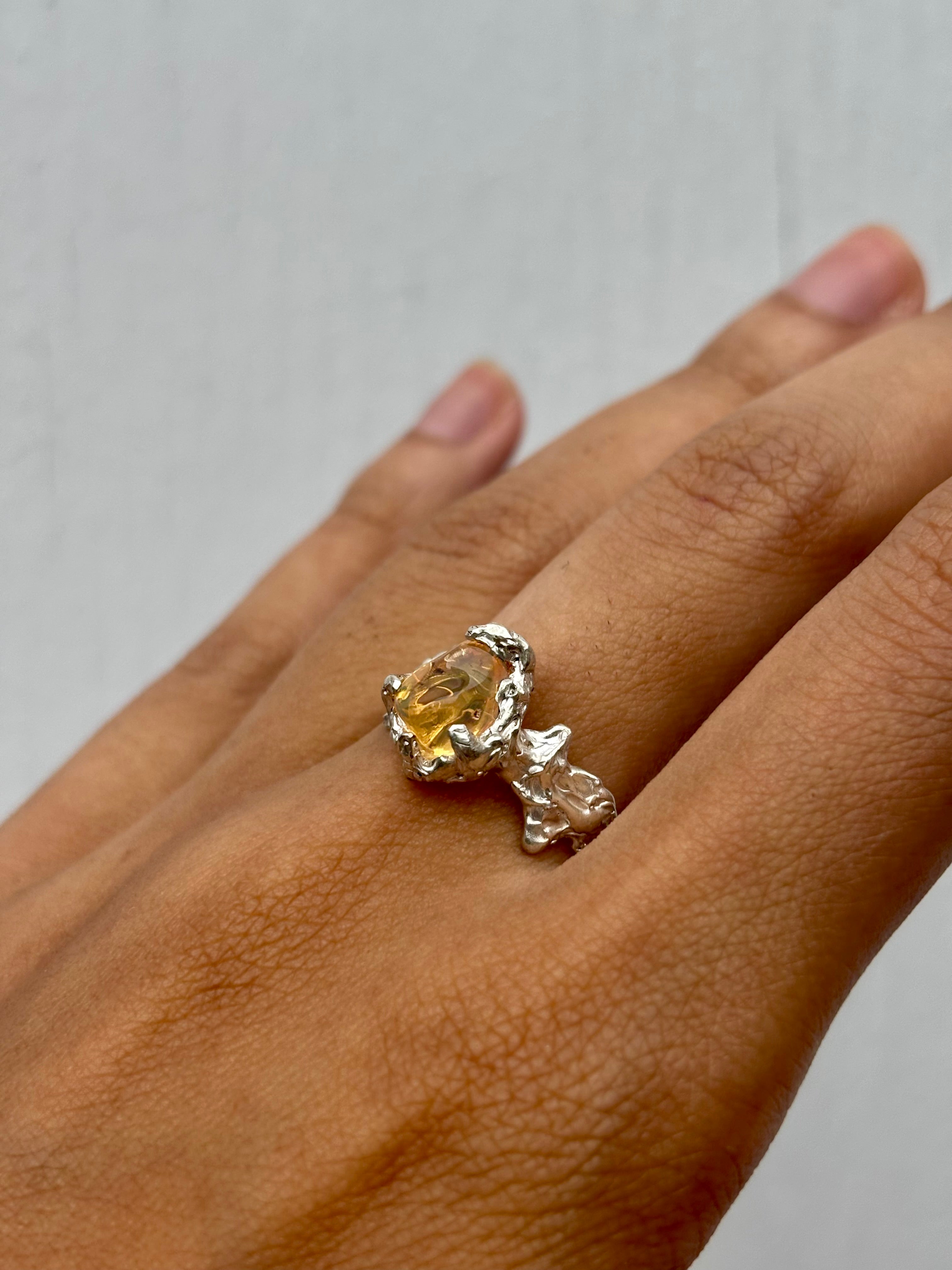 Size S - Ignite Ring - Yellow/Silver